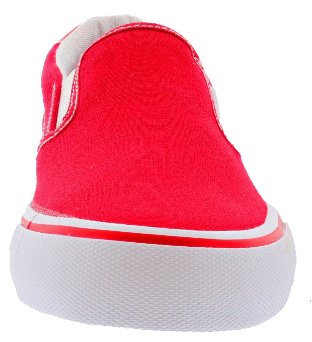 VANS Old Skool Womens Sz 7 EU 37 Shoes Red Canvas Casual Skate Sneakers  Classic | eBay